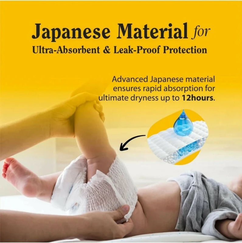 Dreamease Baby Diaper Pants – Absorption with New Anti-Rash Formula | Soft & LeakProof - L 30'