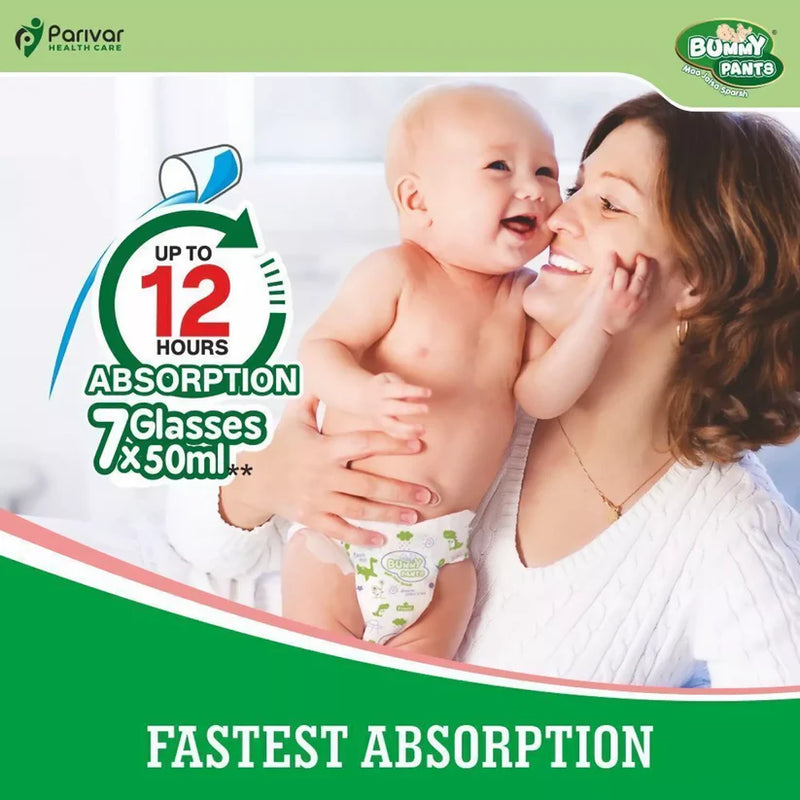 Baby Diaper Pants with 360° Leakproof & Rash-Free Comfort - New Born 44