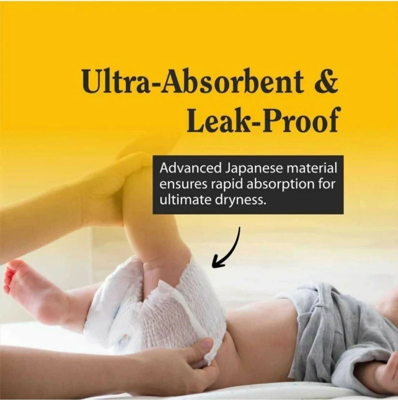 Dreamease Baby Diaper Pants – Absorption with New Anti-Rash Formula | Soft & LeakProof - XL 26'